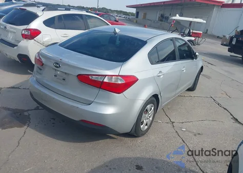 2016 Kia Forte Lx из США, поврежденный, VIN KNAFK4A6XG5543347
